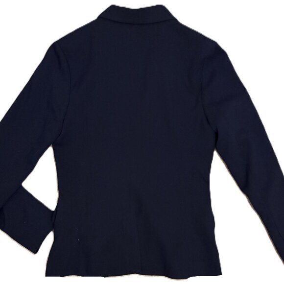 Navy Summer-Weight Blazer/w Fashion Stripes  Cupcakes and Cashmere-New w/o Tags - Picture 8 of 8